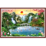 Tranh thác nước 52