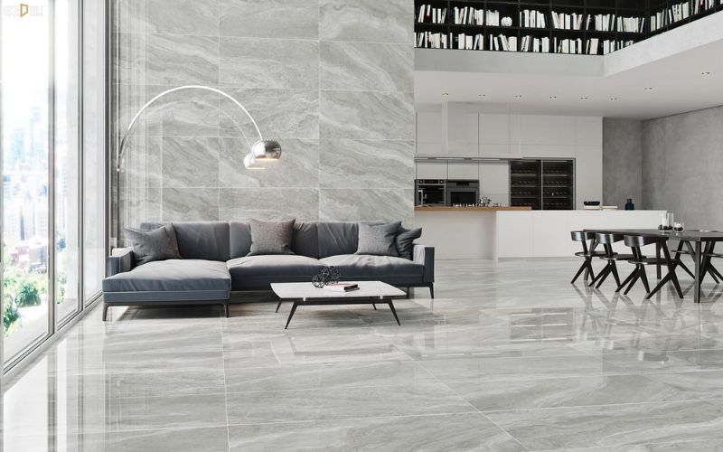 Lợi ích của việc ốp gạch tường phòng khách