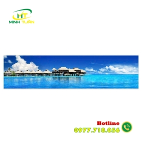 Tranh bến biển 01