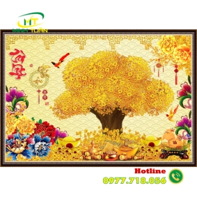 Tranh lộc vàng 01