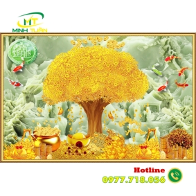 Tranh lộc vàng 07