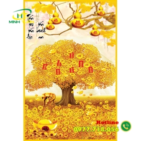 Tranh lộc vàng 13