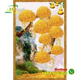 Tranh lộc vàng 19