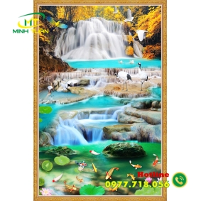 Tranh thác nước 06