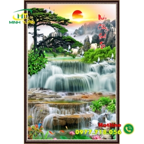 Tranh thác nước 13