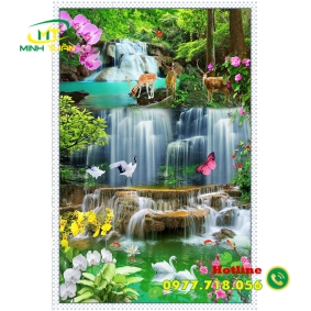 Tranh thác nước 15