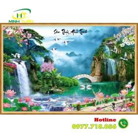 Tranh thác nước 17