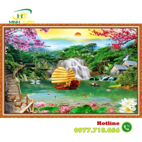 Tranh thác nước 18