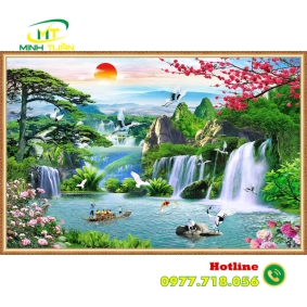 Tranh thác nước 25