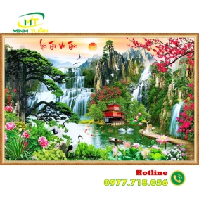 Tranh thác nước 30