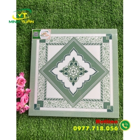 Gạch 40x40 TTP Hoa văn xanh