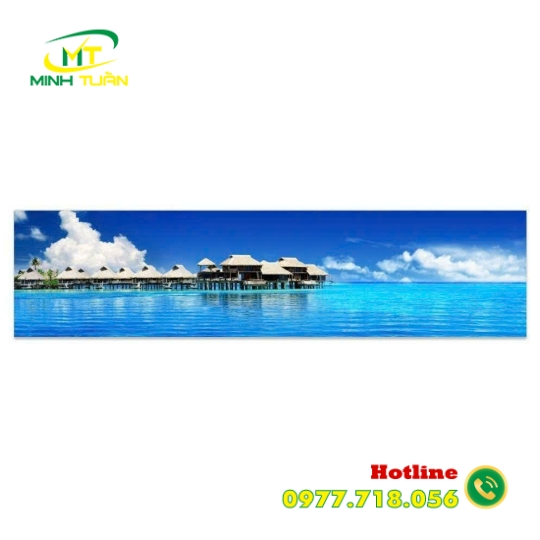 Tranh bến biển 01