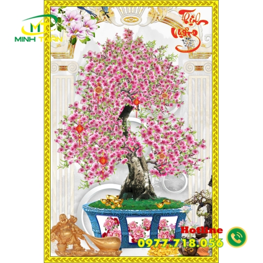 Tranh Đào 02