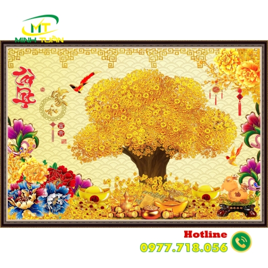 Tranh lộc vàng 01