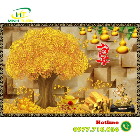 Tranh lộc vàng 02
