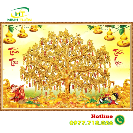 Tranh lộc vàng 04