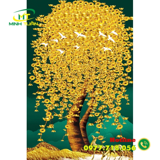 Tranh lộc vàng 10
