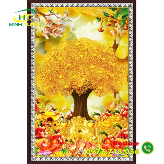 Tranh lộc vàng 14
