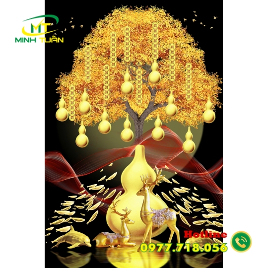 Tranh lộc vàng 17