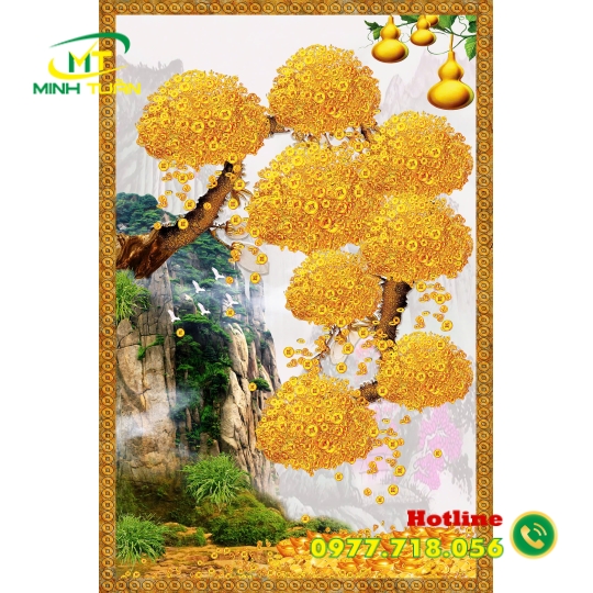 Tranh lộc vàng 19