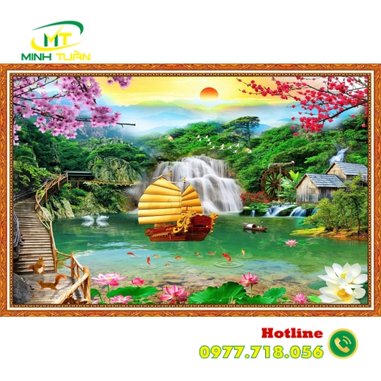Tranh thác nước 18