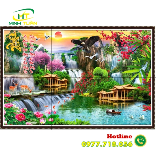 Tranh thác nước 56
