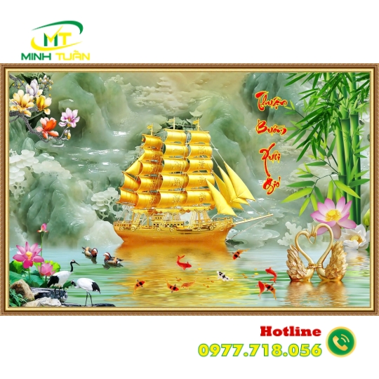 Tranh Thuận buồm xuôi gió 02