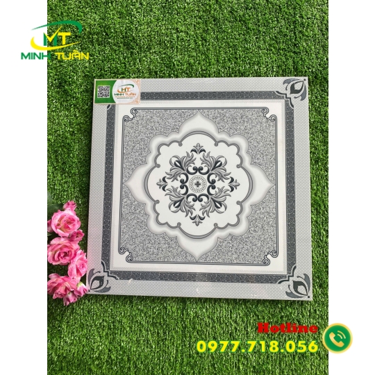 Gạch 40x40 TTP Hoa văn xám